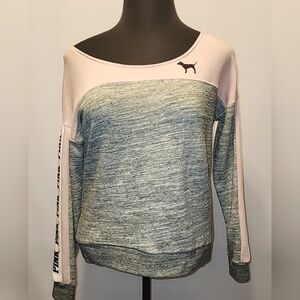 BN (L) VS Pink 1 shoulder show-off sweatshirt (medium in weight)